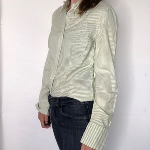 Tommy Hilfiger Green Pinstripe Monogram